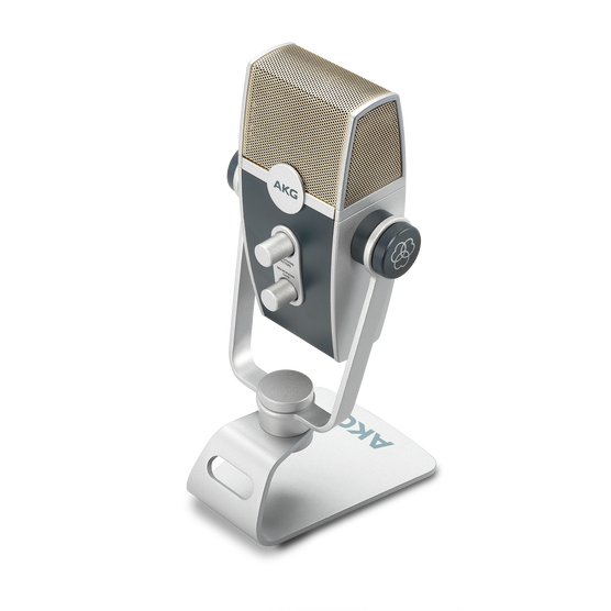 AKG Lyra - Silver - Ultra-HD Multimode USB Microphone  - Detailshot 1